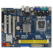 ASRock M-ATX S775/IG31 VGA 2DDR2 2PCI PCE16X LAN SATAII