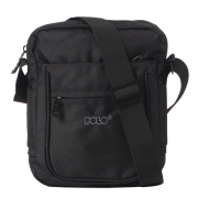 Polo Vertical Large Ανδρική Τσάντα Ώμου / Χιαστί Μαύρο