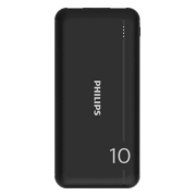 Philips Power bank 10000mAh 37W 2x USB 2.1A μαύρο