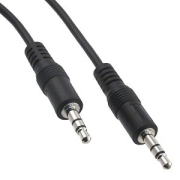 Qihang Cable Aux 3.5 Jack Ενισχυμενο 1m Black