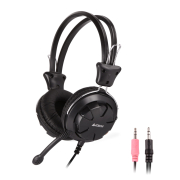 A4TECH Headset 3.5mm 40mm ακουστικά stereo μαύρα
