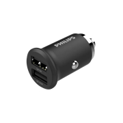 Philips Φορτιστής Αυτοκινήτου Dlp2520-00 2x USB 3.1a 15.5w Μαύρο