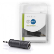 Nedis Αντάπτορας 3,5Mm Stereo Αρσ. - 6,35Mm Stereo Θηλ. Σε Μαύρο Χρώμα