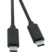 Powertech Καλώδιο USB-C 1m Μαύρο CAB-UC009