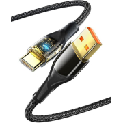 Xipin Καλώδιο Tαχείας φόρτισης USB 2.0 USB-A Αρσενικό σε USB-C Αρσενικό 100W 1.2m μαύρο