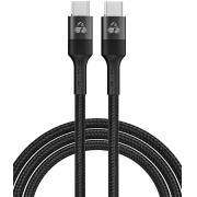 Powertech καλώδιο USB-C 100W 60cm μαύρο
