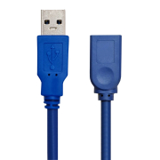Powertech USB 3.0 Cable USB-A male - USB-A female Μπλε 5m 