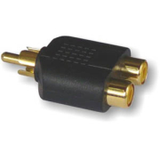 Μετατροπέας RCA male σε 2x RCA female