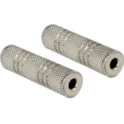 Delock Αντάπτορας από 3.5mm σε 3.5mm Μεταλλικός Ασημί / 65547