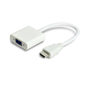 Powertech Μετατροπέας HDMI σε VGA 0.20m + Audio Jack