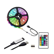 Andowl Αδιάβροχη LED Ταινία RGB Μήκους 3m με Τηλεχειριστήριο