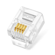 Vcom Telephone Plug 6p4c Rj11 X100τεμ