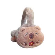 Soft Plush Warmer Earmuff Capybara Flower