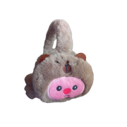 Soft Plush Warmer Earmuff Capybara Smiley Face