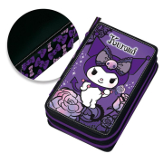 Graffiti Κασετίνα Παραλληλόγραμμη Γεμάτη Kuromi Purple Laces