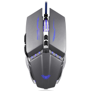 Aula ενσύρματο gaming ποντίκι Mountain S30 2400DPI 6 πλήκτρα ασημί