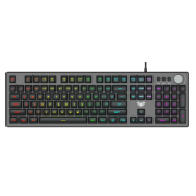 AULA Gaming πληκτρολόγιο WIND RGB μαύρο-γκρι