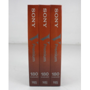 Βιντεοκασέτες SONY VHS, πακέτο 3 κασετών