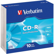 CD Verbatim 52X Slim Case 10-Pack