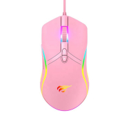 Havit Ποντίκι Gaming Ms1026 Με LED Ροζ