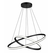 Powertech Led Φωτιστικό Οροφής 40w 4000k Φ60x120cm Μαύρο