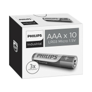 Philips Industrial Αλκαλικές Μπαταρίες AAA LR03 1.5V 10τμχ