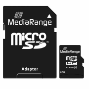 Mediarange Micro SD Card 8GB Class 10