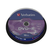 Verbatim 16x DVD-R 10TUB 4.7GB