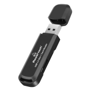 Powertech Card Reader Pt 1112 για Sd Micro Sd Usb 3.2 5gbps Μαύρο