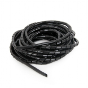 Cableexpert Σπiral Καλώδιο 12mm Spiral Cable Wrap 10m Μαύρο