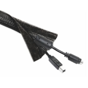 Brateck Πλέγμα Καλωδίων Τύπου Flex Wrap Vs 85 100x8.5cm Μαύρο