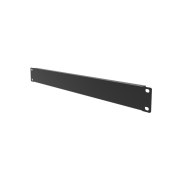 Mirsan Panel 19 1U Screw Type Blank + 4 Βίδες Μαύρο