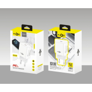 KLGO Φορτιστής γρήγορης φόρτισης 20W 3.0A Type C Λευκός
