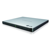 Hitachi-LG Data Storage External DVD-RW Recorder Slim Silver