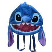 Λούτρινο Σακίδιο Πλάτης Stitch Μπλε 30cm