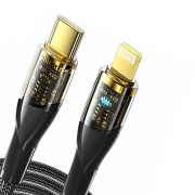 Xipin Καλώδιο Tαχείας φόρτισης USB-A σε Lightning, 100W, 1.2m, μαύρο