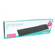 Omega Slim Keyboard Usb Black Με Ελληνικους Χαρακτηρες OK05TGR
