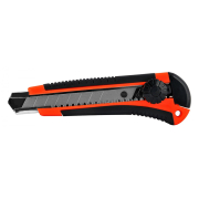 Powertech Πλαστικό Κοπίδι Με Ασφάλεια 18Mm Κόκκινο