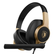 Sades Gaming Headset UPower 3.5mm 40mm Μαύρο/Χρυσό