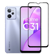 Προστατευτικά Οθόνης  tempered glass 5D TGC-0580, Realme C31, full glue, μαύρο