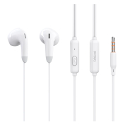 Celebrat Earphones Με Μικρόφωνο G27 3.5mm Σύνδεση Φ14mm 1.2m Λευκό