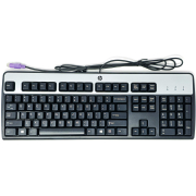 HP Keyboard Black Silver PS/2