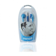 Maxell Ακουστικά Ψείρες Stereo Earphone Μπλε