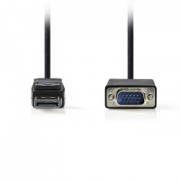 Nedis Καλώδιο Εικόνας DisplayPort Αρσ. - VGA Αρσ 1.00m