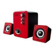Multimedia Usb Ηχεία / Model: U-2100 Black/Red 5W+3Wx2/4Ω