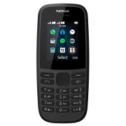 NOKIA 105 (2019) Dual Sim Black με Ελληνικό Μενού 4th Edition