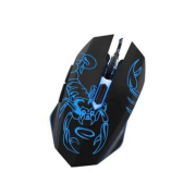 Scorpio Ποντίκι Gaming Ενσύρματο Μαύρο Μπλε 6 Keys 2400dpi Mx203