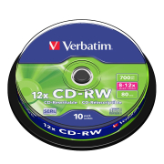 Verbatim CD-RW 10άδα 700MB 12x High Speed