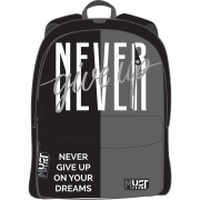Τσάντα Πλάτης Must Team Inspiration Never Give Up 1 Κεντρική Θήκη