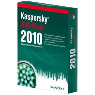 Kaspersky Antivirus 2010 Renewal 2 User 1 Year Retail Box